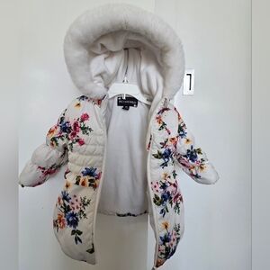 Baby Puffer Soft Floral Jacket